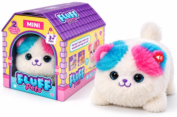 Інтерактивний пухнастий котик  Fluff Pets мявкає, мурчить і реагує на дотики 127 фото